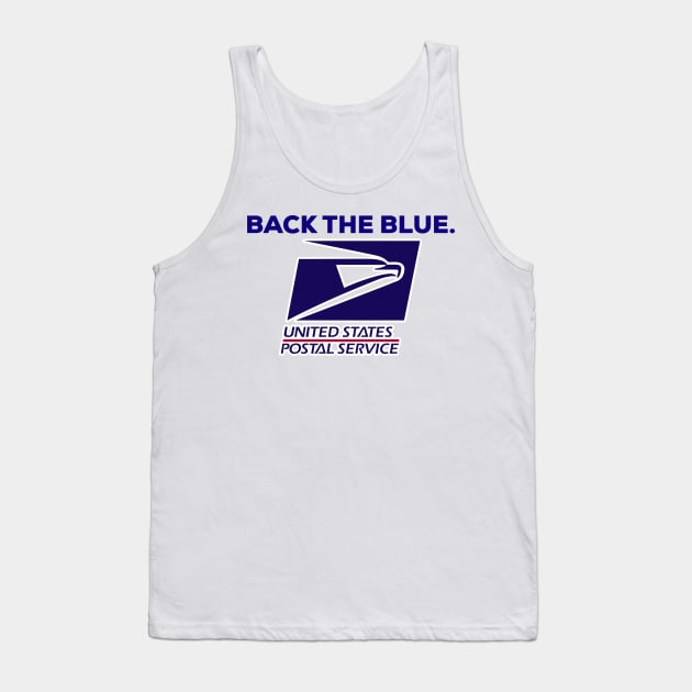 Back the Blue Post Office United States Postal Service ACAB Shirt Tank Top by B3an!